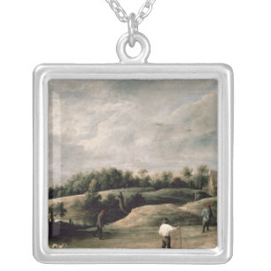 The Archery Contest Silver Plated Necklace