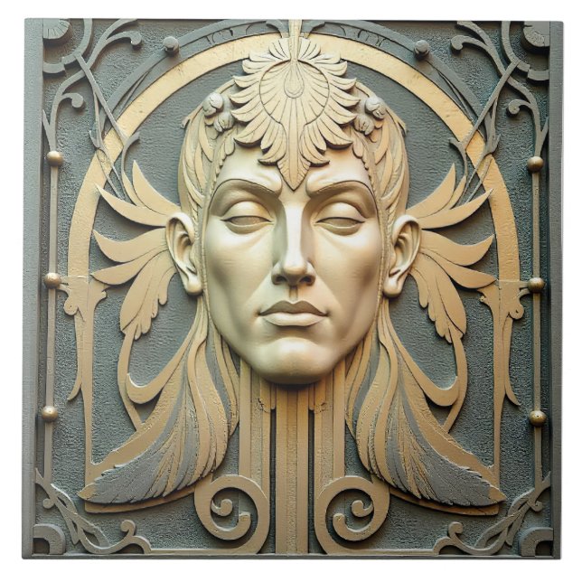 The Architect of Dreams Ceramic Tile (Front)
