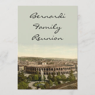 The Arena, Verona, Italy Invitation