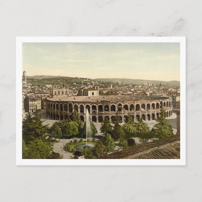 The Arena, Verona, Italy Postcard (Front)