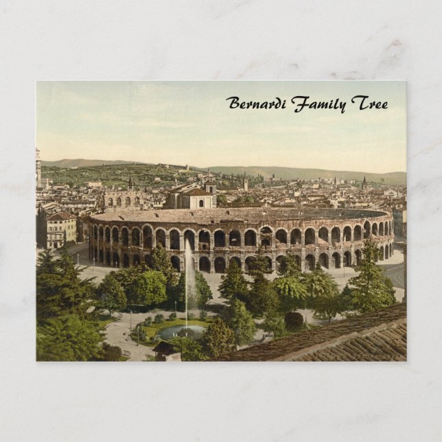 The Arena, Verona, Italy Postcard (Front)