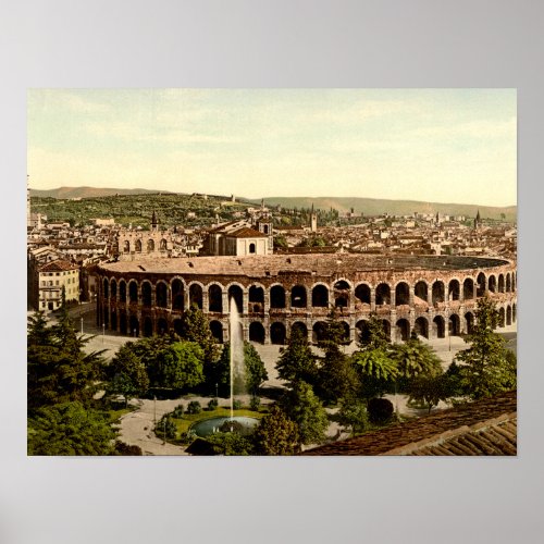 The Arena Verona Italy Poster