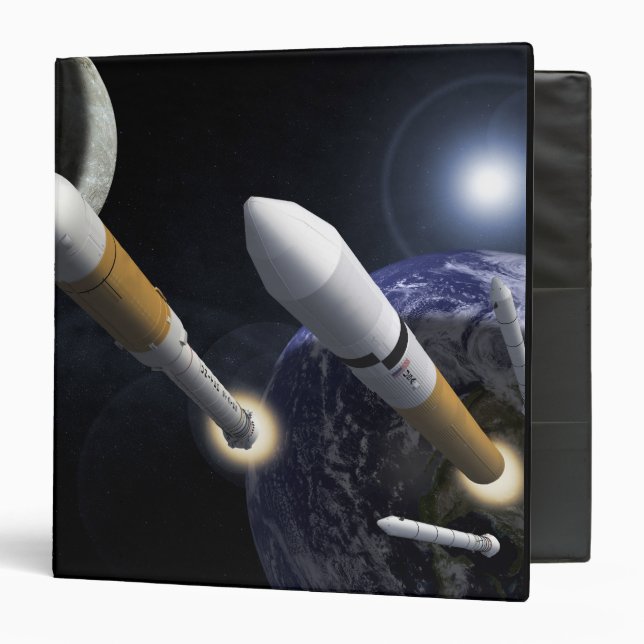 The Ares I Crew Launch Vehicle 3 Ring Binder (Front/Inside)