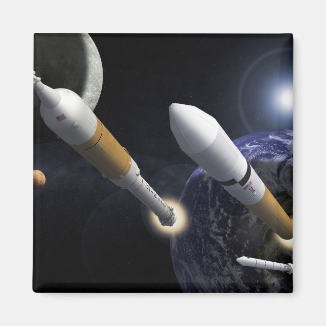 The Ares I Crew Launch Vehicle Magnet (Front)