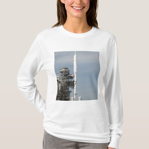 The Ares I_X rocket is seen on the launch pad T_Shirt