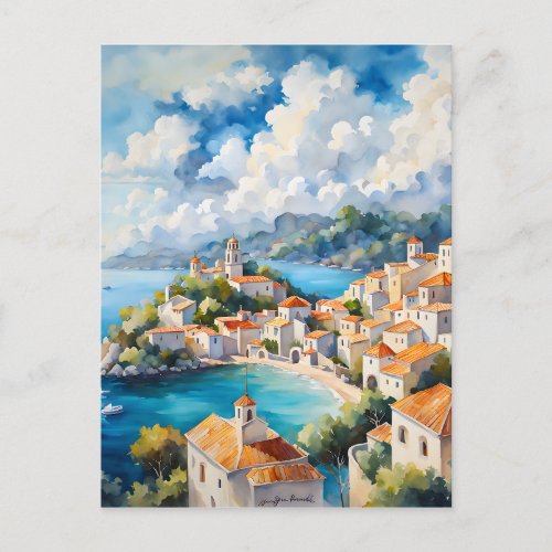 The Ariel View is breathtaking The beautiful vol Holiday Postcard