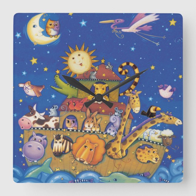 The Ark Square Wall Clock (Front)