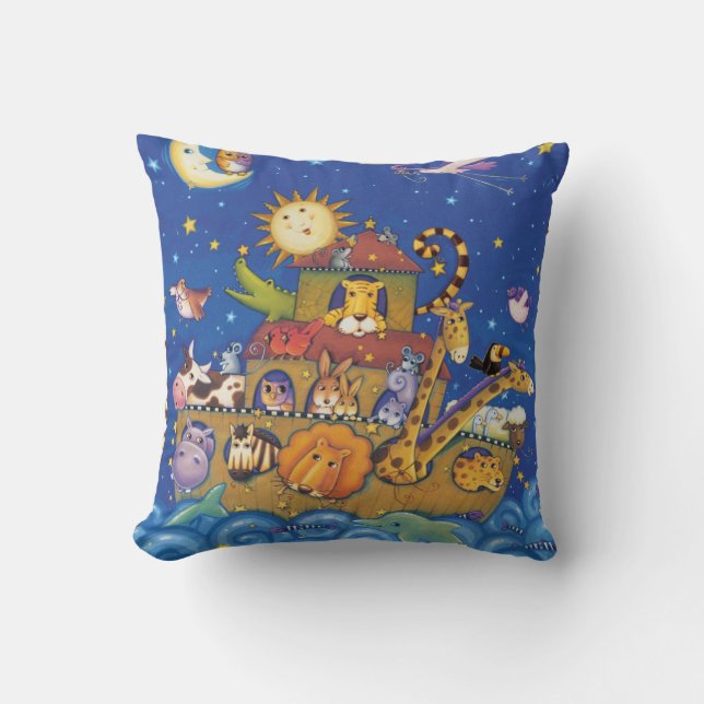 The Ark Throw Pillow (Front)