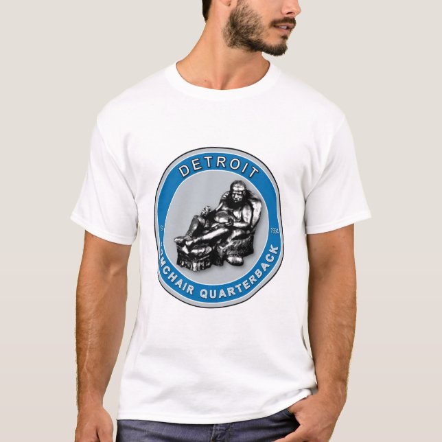 THE ARMCHAIR QB - Detroit T-Shirt (Front)