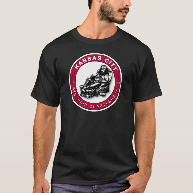 THE ARMCHAIR QB - Kansas City Football T-Shirt (Front)