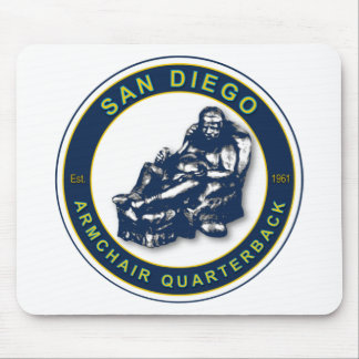 THE ARMCHAIR QB - San Diego Mouse Pad