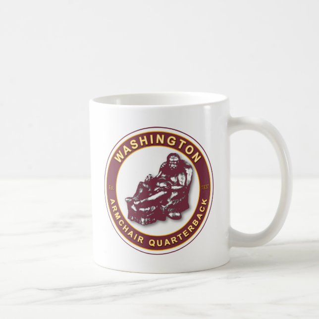 THE ARMCHAIR QB - Washington Football Mug (Right)