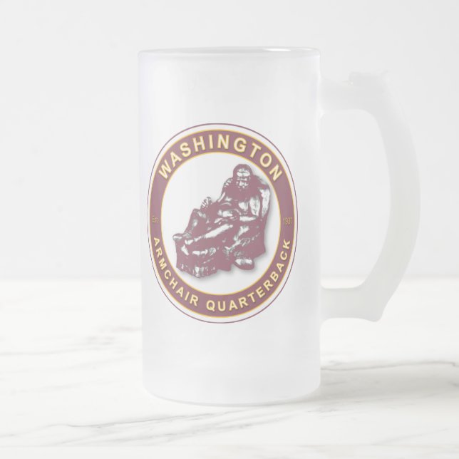 The Armchair QB Washington Football Mug (Right)