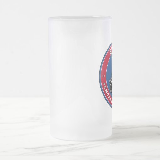 The Armchair Quarterback Buffalo Football Fans Frosted Glass Beer Mug