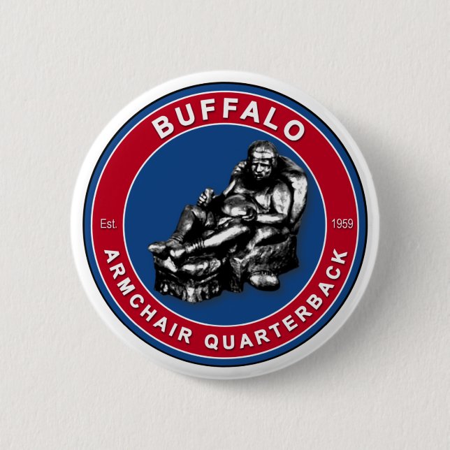 The Armchair Quarterback Buffalo Football Pins (Front)