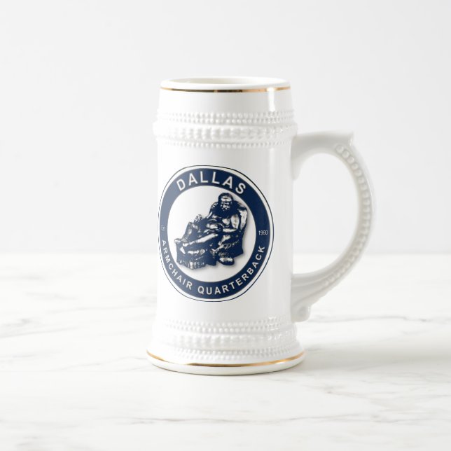 The Armchair Quarterback - Dallas Football Fans Beer Stein (Right)