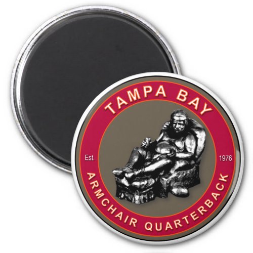 The Armchair Quarterback _ Tampa Bay Football Magnet