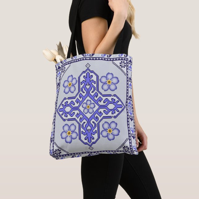 The Armenian flower Tote Bag (Close Up)