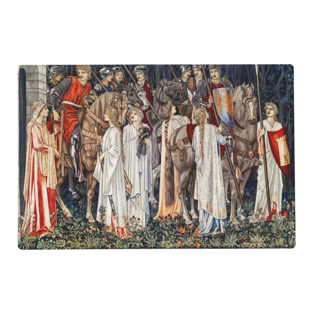 The Arming and Departure of the Knights  Placemat (Front)
