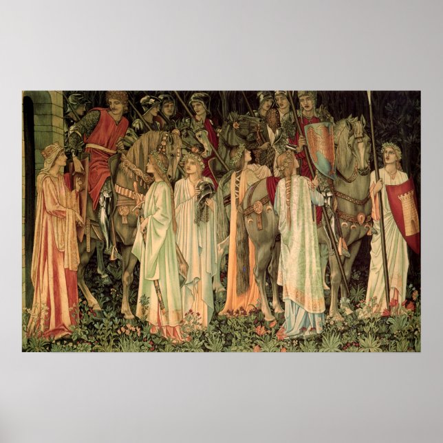 The Arming and Departure of the Knights Poster (Front)