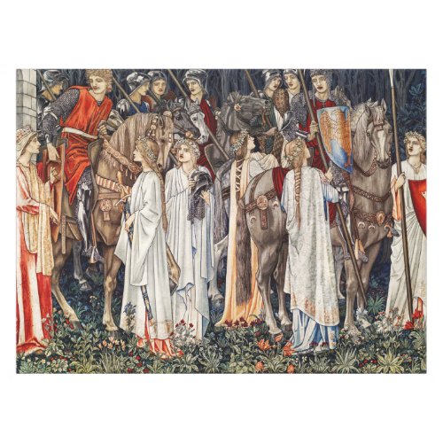 The Arming and Departure of the Knights  Tablecloth