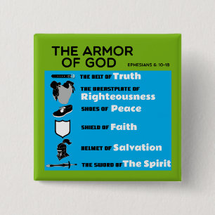 The Armor of God Button