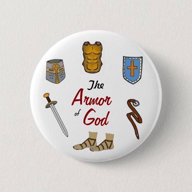 The Armor of God Button (Front)