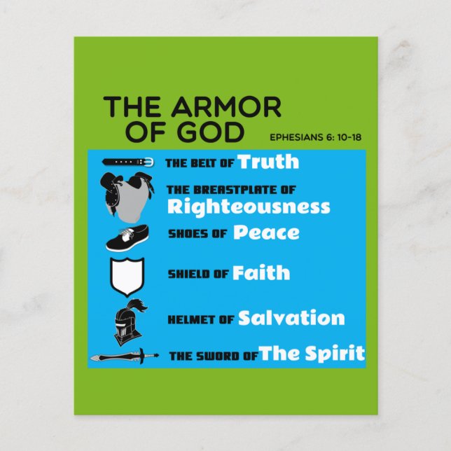 The Armor of God Card (Front)