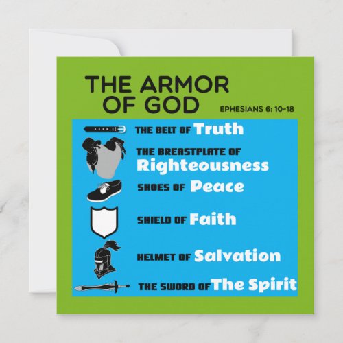 The Armor of God Holiday Card