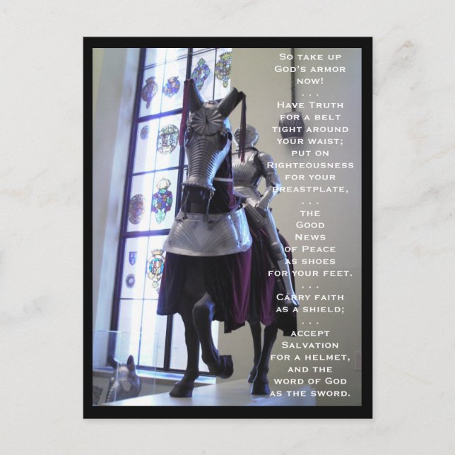 The Armor Of God (horse) Postcard (Front)