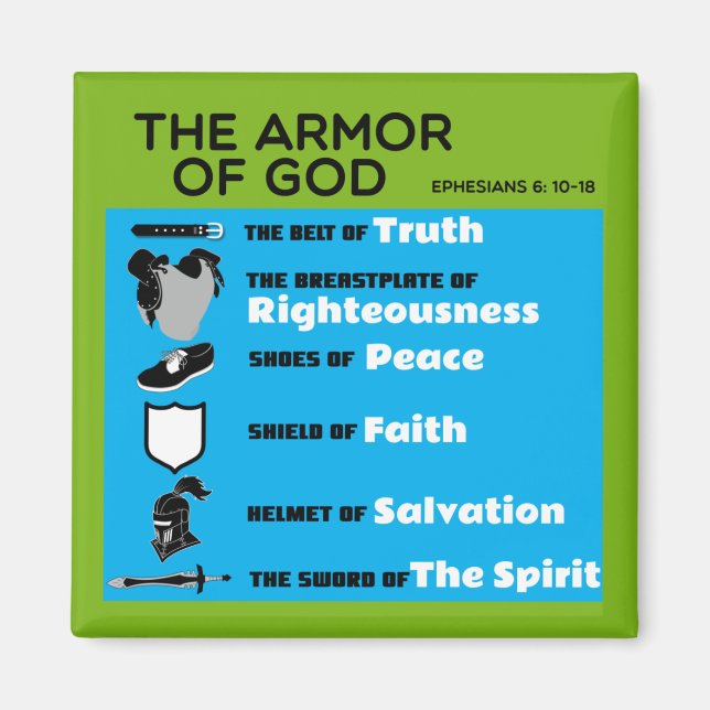 The Armor of God  Magnet (Front)