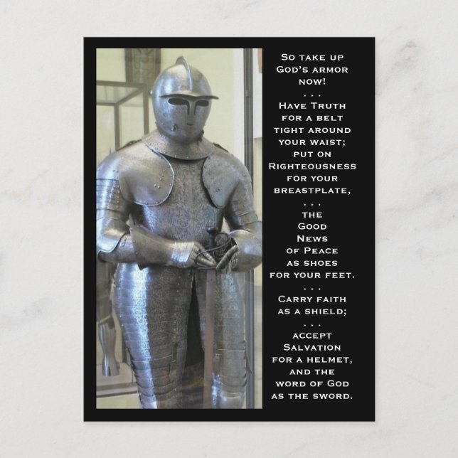 The Armor Of God Postcard (Front)