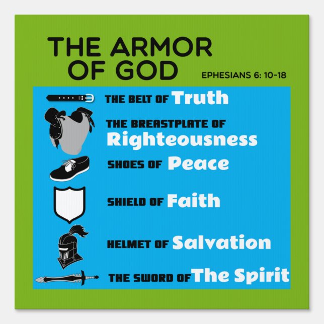 The Armor of God Sign (Front)
