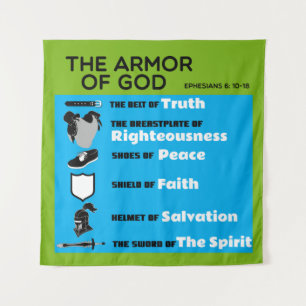 The Armor of God  Tapestry