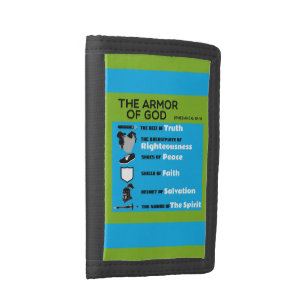 The Armor of God Tri-fold Wallet