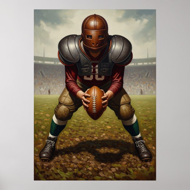 The Armored Quarterback Poster (Front)