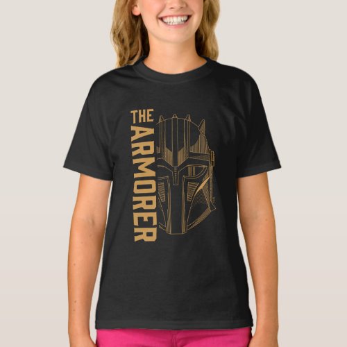 The Armorer Helmet Line Art T_Shirt