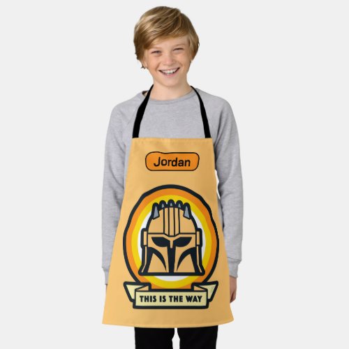 The Armorer This is the Way Helmet Icon Apron