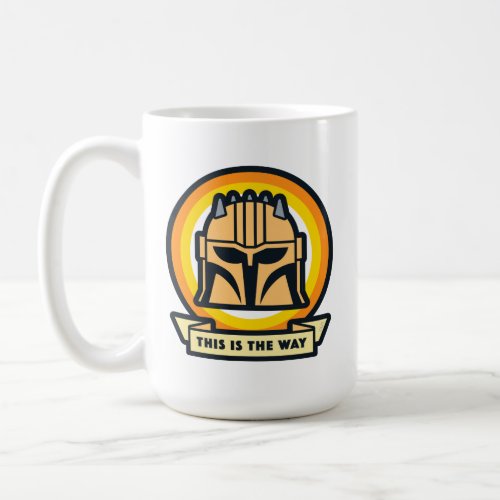 The Armorer This is the Way Helmet Icon Coffee Mug