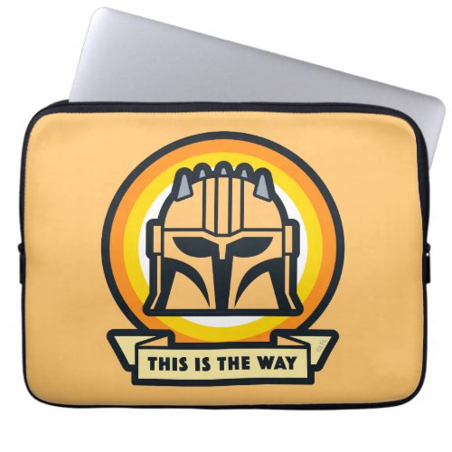 The Armorer This is the Way Helmet Icon Laptop Sleeve