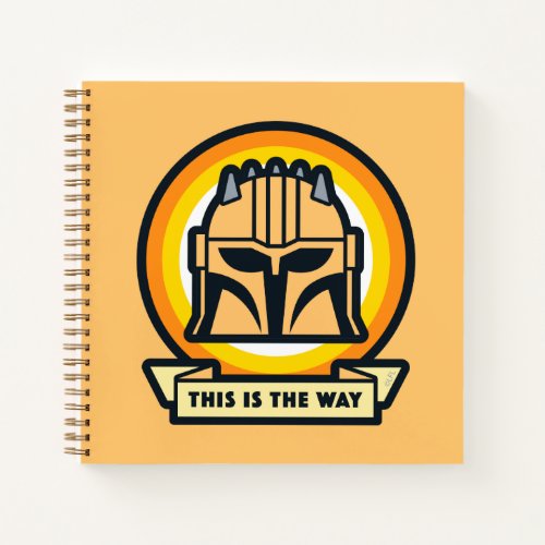 The Armorer This is the Way Helmet Icon Notebook