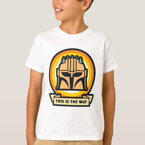 The Armorer This is the Way Helmet Icon T_Shirt