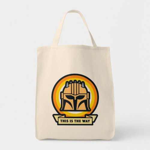 The Armorer This is the Way Helmet Icon Tote Bag