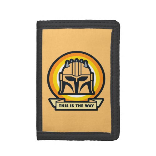 The Armorer This is the Way Helmet Icon Trifold Wallet