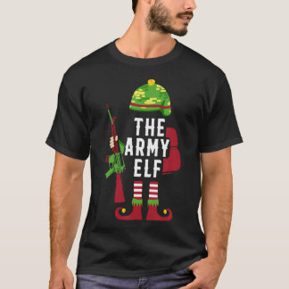 The Army Elf Christmas Gifts For Soldier T-Shirt