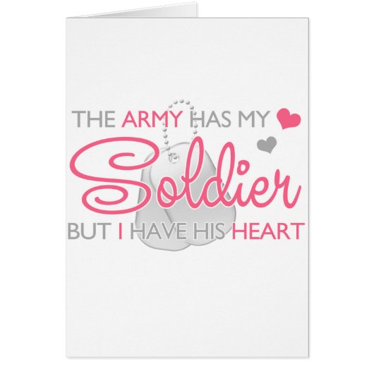 The Army Has My Soldier Cards (Front)