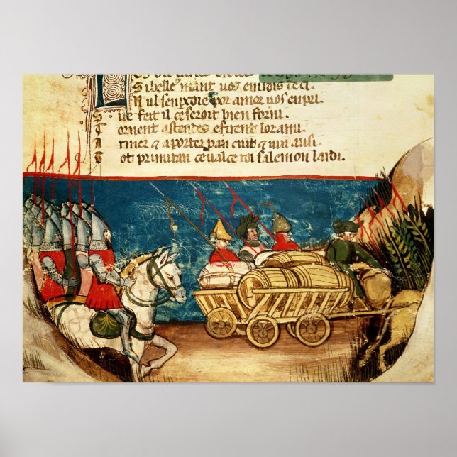 The Army of Charlemagne  and the Transportation Poster (Front)