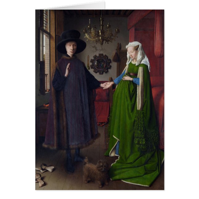 The Arnolfini Marriage (by Jan van Eyck) Cards (Front)