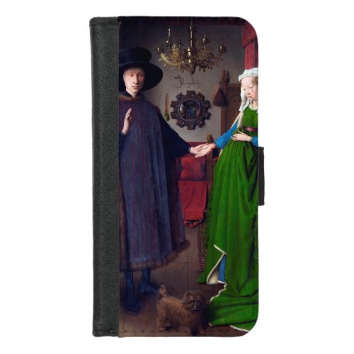 The Arnolfini Portrait Jan van Eyck iPhone 87 Wallet Case