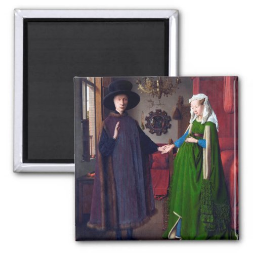 The Arnolfini Portrait Jan van Eyck Magnet